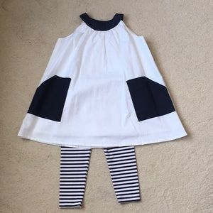 Girls Max & Dora Dress and Legging Set NWT 4